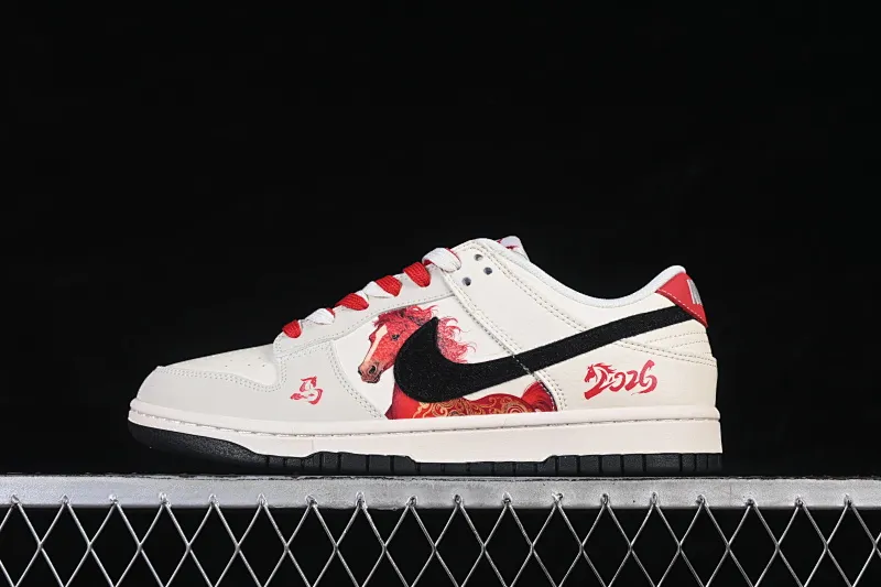 All categories Nk SB Dunk Series Nk SB Dunk Low High-end customized low-top sneakers Nike SB Dunk Low Year of the Horse limited edition Sweat-blooded BMW Anniversary high-end customized low-top casual sneakers FC1688-257